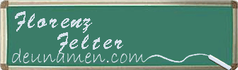 Florenz Felter Visitenkarte